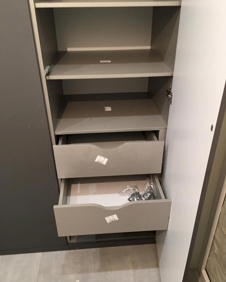 Встроенные шкафы-Встроенный шкаф в прихожую на заказ «Модель 4»-фото4